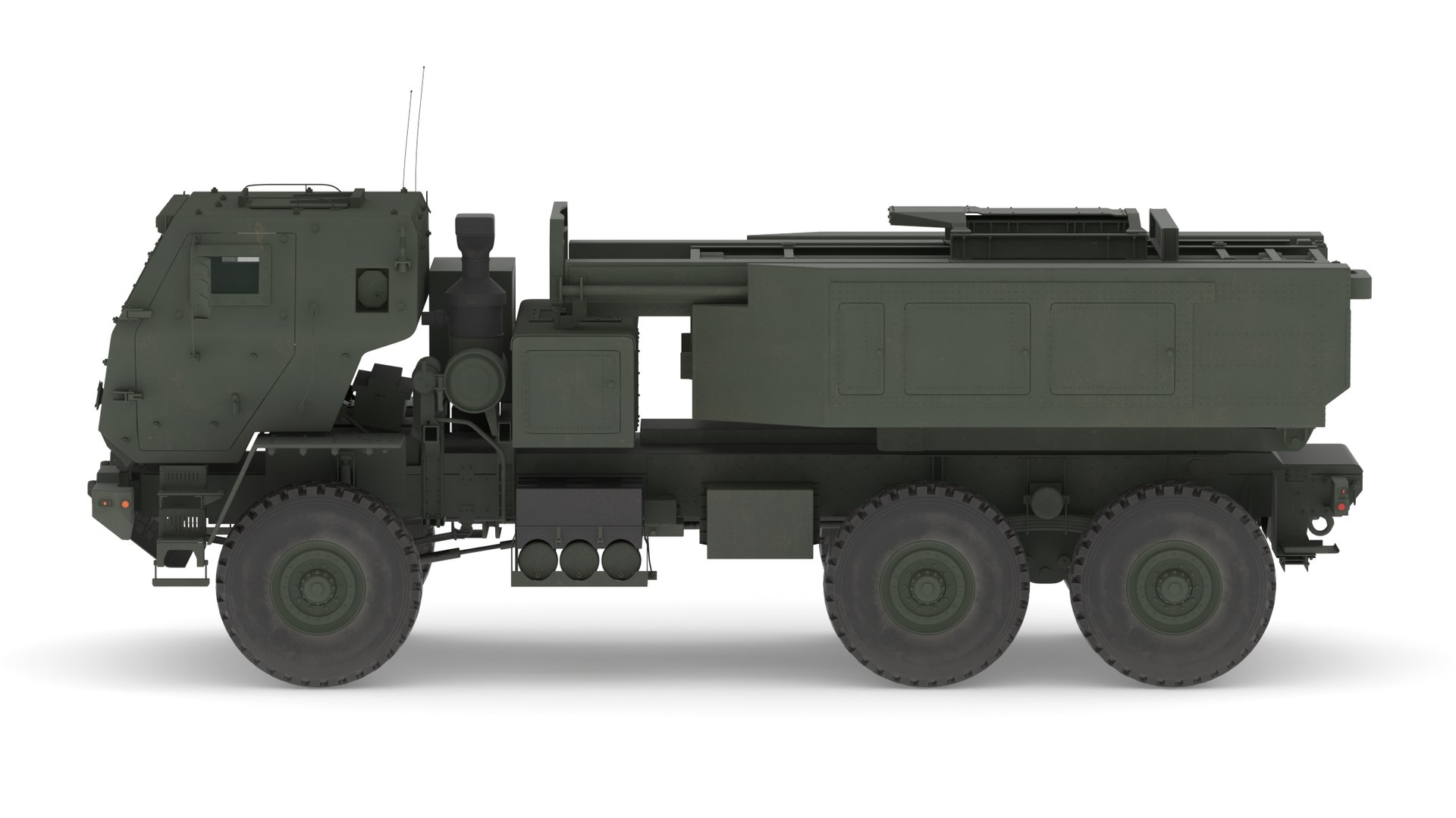 3D M142 High Mobility Artillery Rocket System HIMARS PBR - TurboSquid ...
