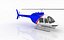 3d model helicopter bell 206