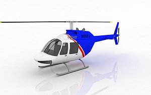 Bell 206 low poly(1)