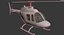 3d model helicopter bell 206
