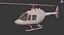 3d model helicopter bell 206