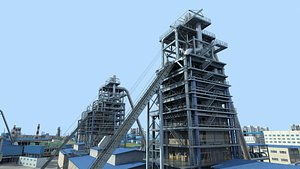 Steel Plant Industrial Factory Complex