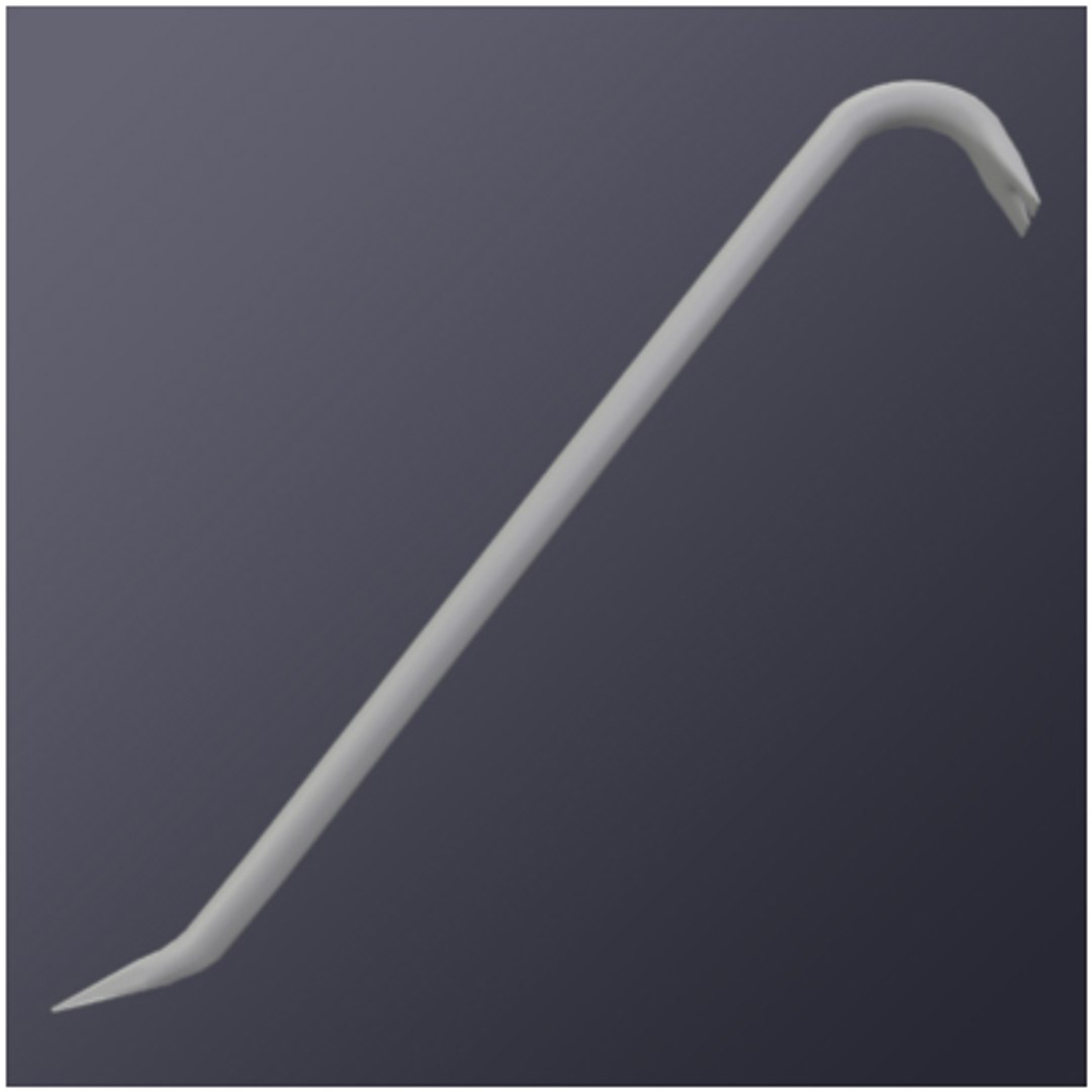 3ds Max Crowbar Lever Construction