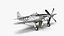 North American P-51 Rigged 3D