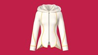 Girls Fur Hooded Jacket
