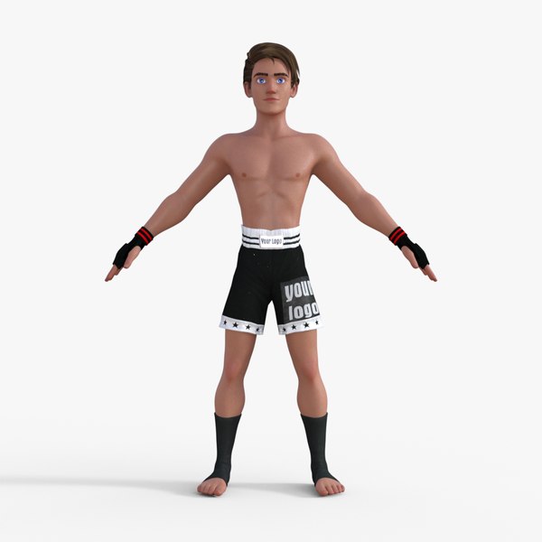 modelo 3d Boxer Boy Character - TurboSquid 1983358