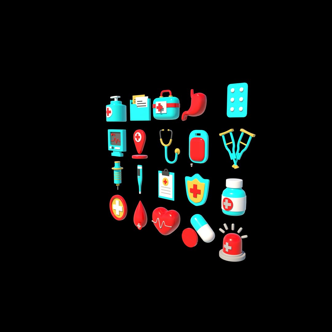 3D medical icon 3D model https://p.turbosquid.com/ts-thumb/S2/r1KMm8/Tp/medicalicontexture_10/jpg/1737799649/1920x1080/fit_q87/c22d60846cb2029245730fda03fcd8304f47604f/medicalicontexture_10.jpg