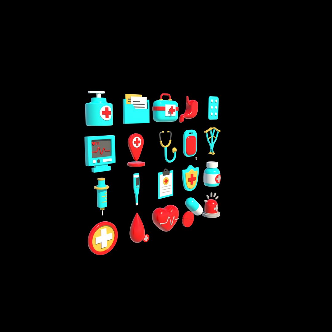 3D medical icon 3D model https://p.turbosquid.com/ts-thumb/S2/r1KMm8/zb/medicalicontexture_11/jpg/1737799651/1920x1080/fit_q87/60d00d1ea1d4b9120f5ad5d32998338b622df8e2/medicalicontexture_11.jpg