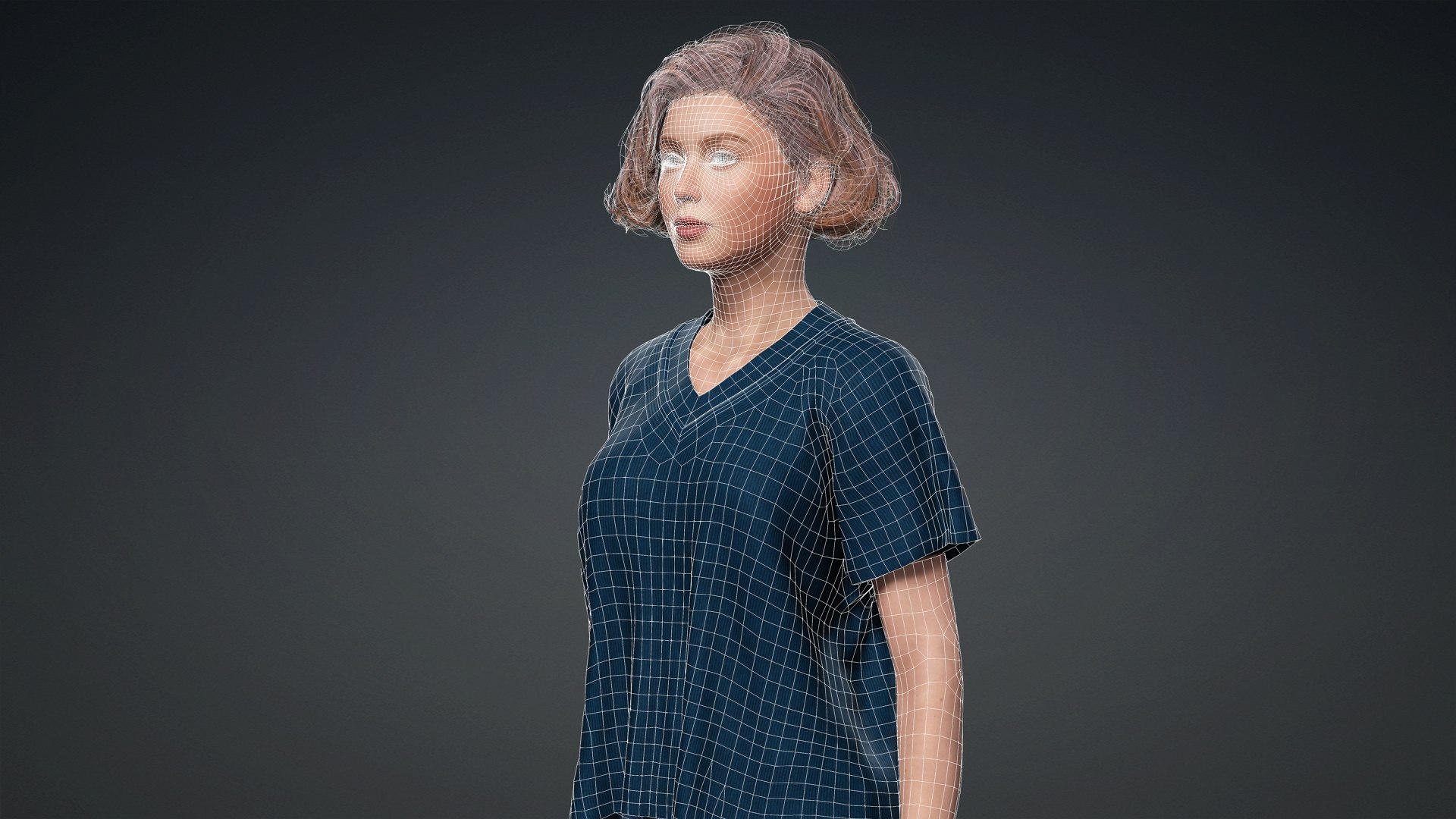 Ultra Detailed Realistic Woman Character 3D model https://p.turbosquid.com/ts-thumb/S2/tYvLT6/QX/wire8/jpg/1788036163/1920x1080/fit_q87/07bd9090341bd3eec2a8ce7c5b6751ac0bd388af/wire8.jpg