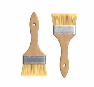 3D Paint Brush model
