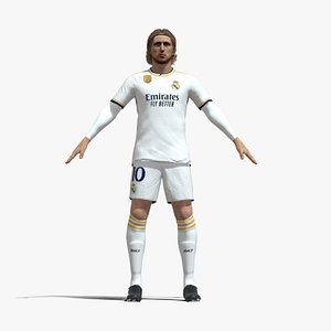 T-pose Rigged Modric Real Madrid 23-24