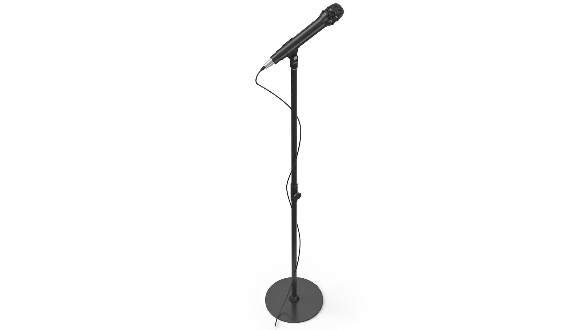 Microphone Stand 3D Model TurboSquid 2073712