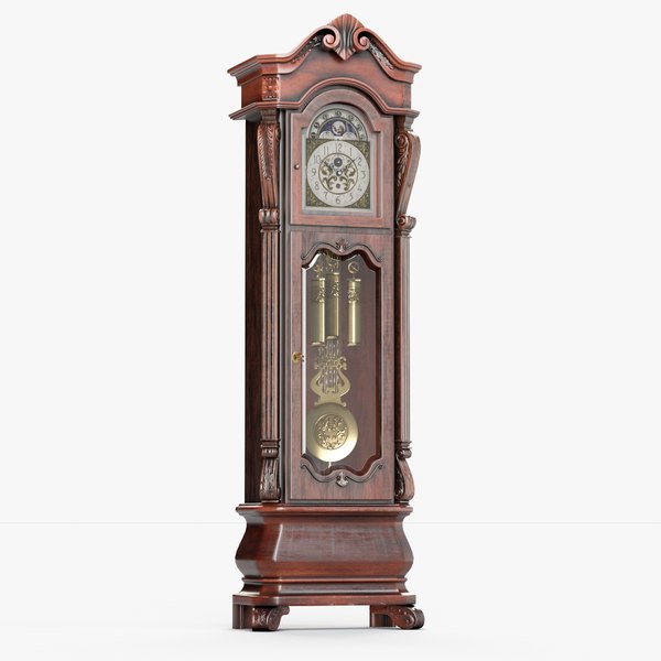 Howard miller grandfather clock 3D model - TurboSquid 1517108