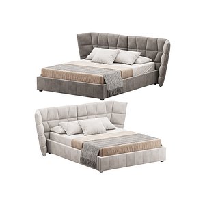 Bed Grey Husk model