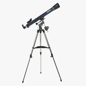 3D Celestron  AstroMaster 70EQ Refractor Telescope