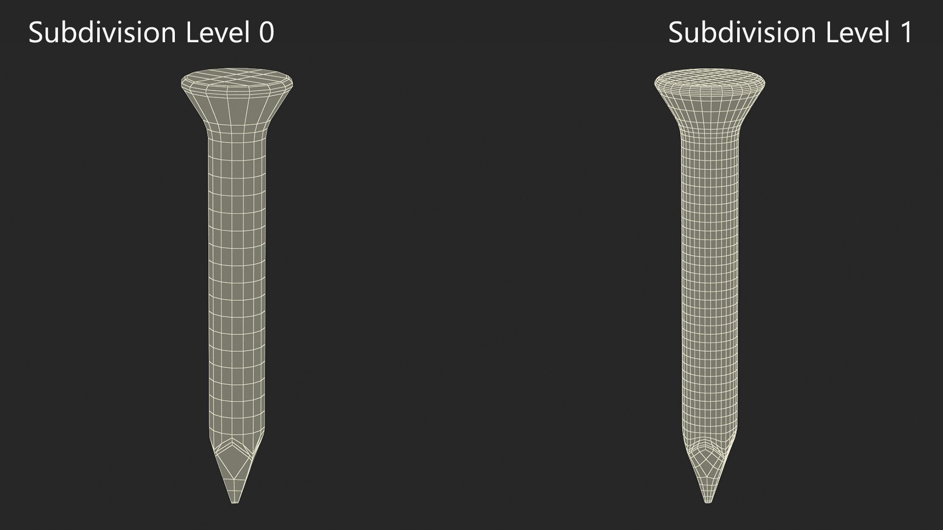 Masonry Nails 3D Model TurboSquid 2061164