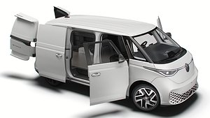 3D VW ID Buzz Cargo SWB HQInterior 2026