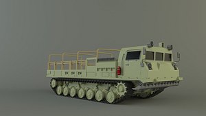 MT-T military vehicle 3D model