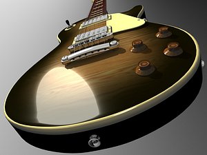 3d gibson les paul