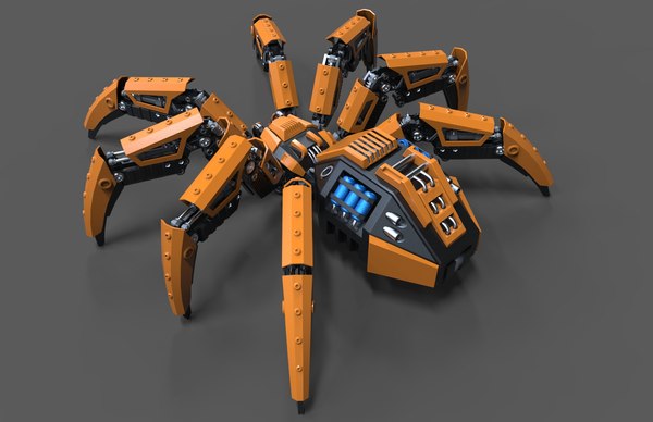 3d model robot spider