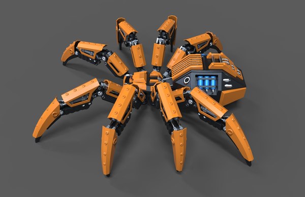 3d model robot spider