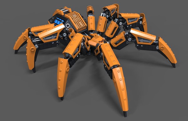 3d model robot spider