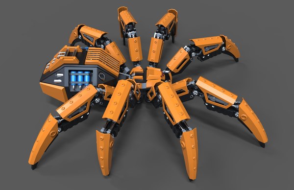 3d model robot spider