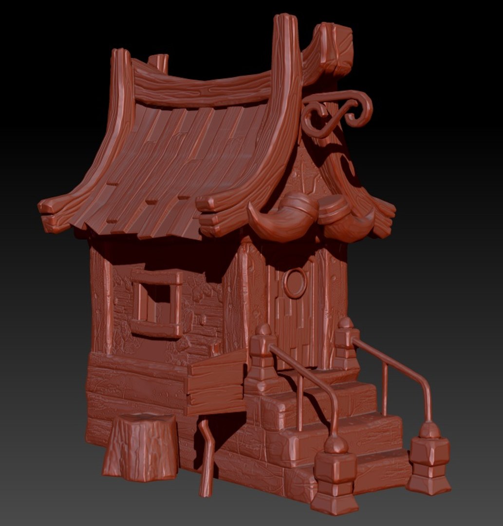 Stylized Small House 3D Model - TurboSquid 1594274