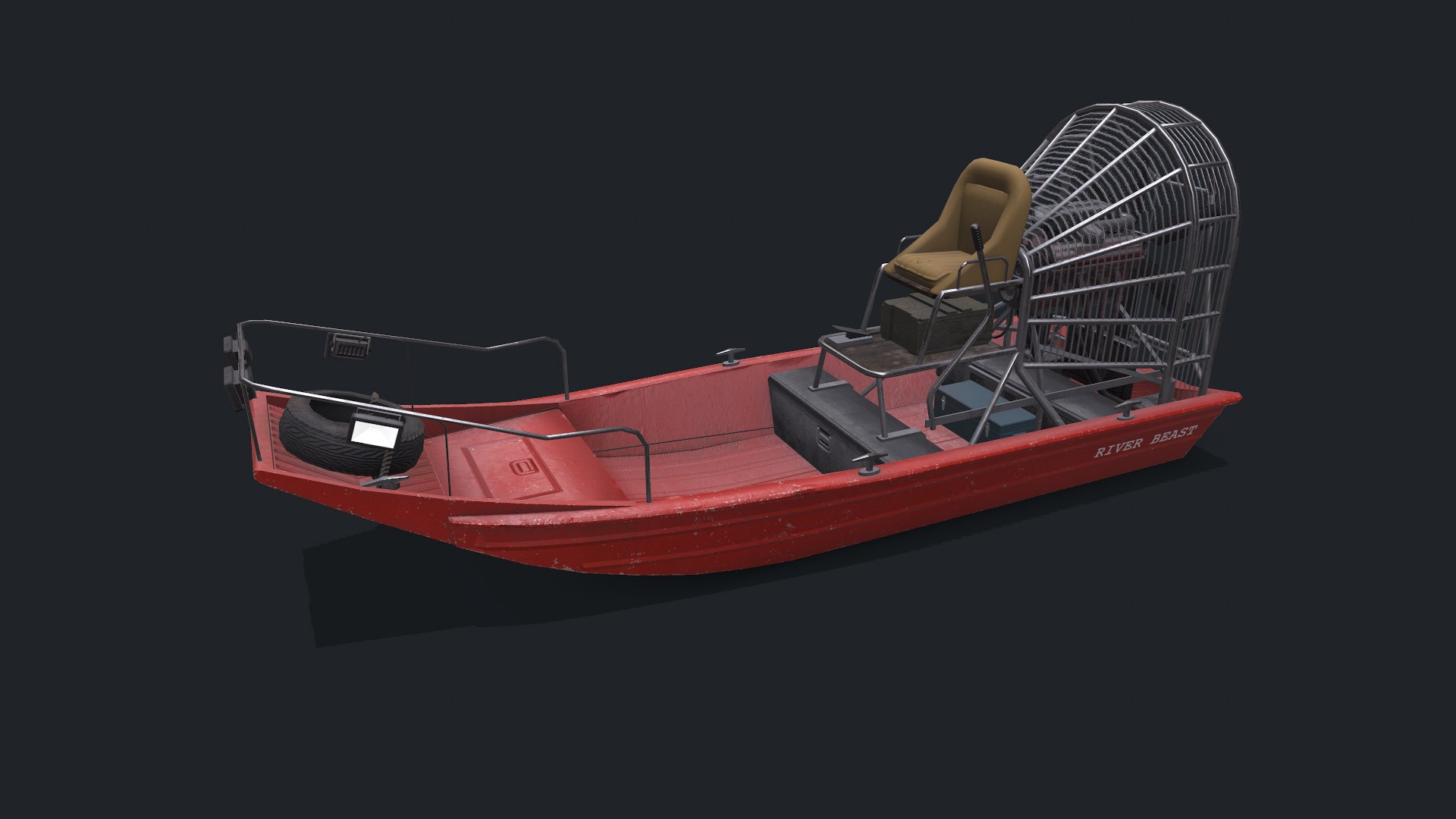 Airboat Low-poly PBR 3D model https://p.turbosquid.com/ts-thumb/S3/Gn0PyH/BN/02/png/1671845075/1920x1080/fit_q87/17802e7b3b557dbcdcf96e32b071b79f7ccd3150/02.jpg