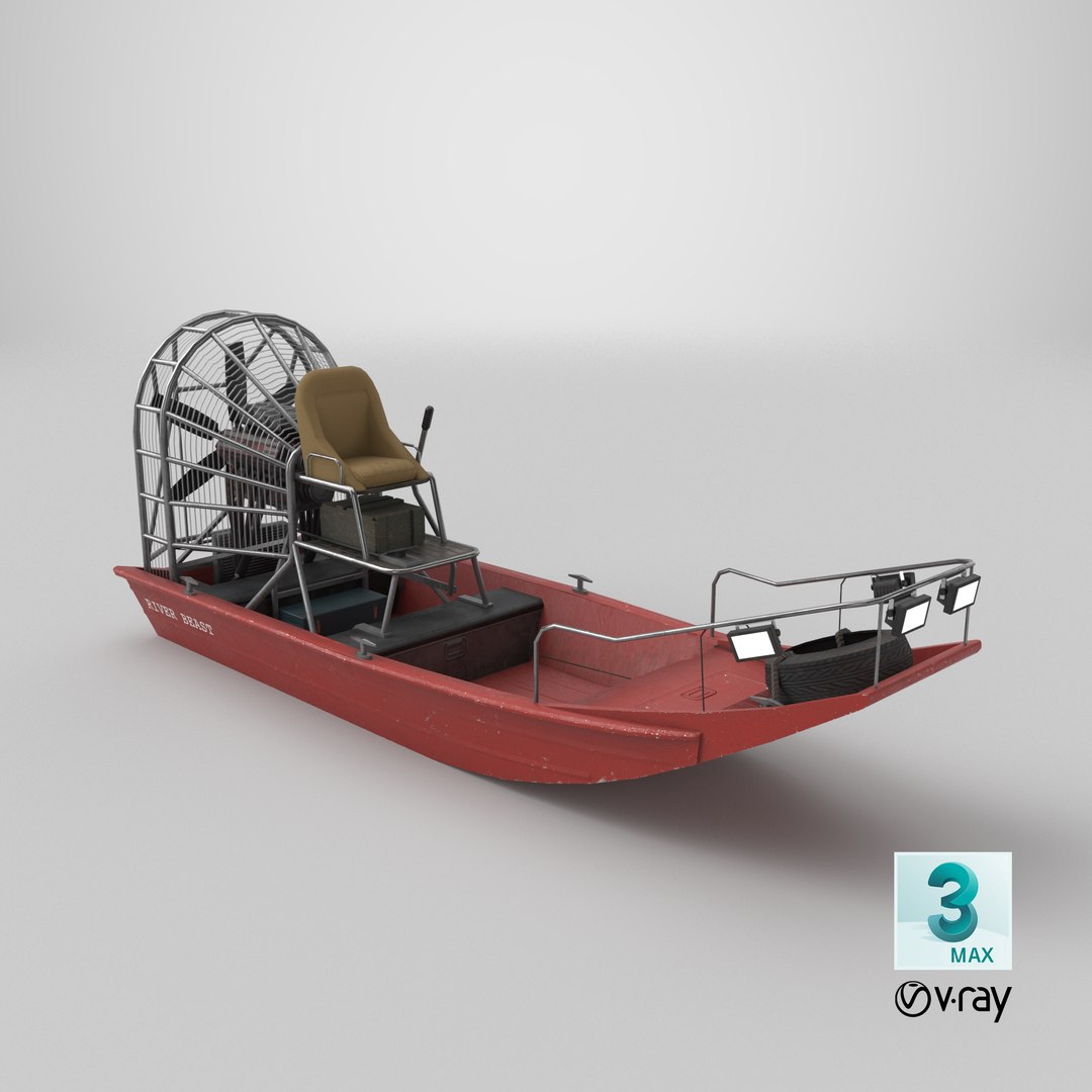 Airboat Low-poly PBR 3D model https://p.turbosquid.com/ts-thumb/S3/Gn0PyH/HO/stemcell_max_vray_render/png/1710865144/1920x1080/fit_q87/888e3864248f92acc2d92da44a77042e6268add8/stemcell_max_vray_render.jpg