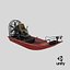 Luftboot Low-Poly PBR