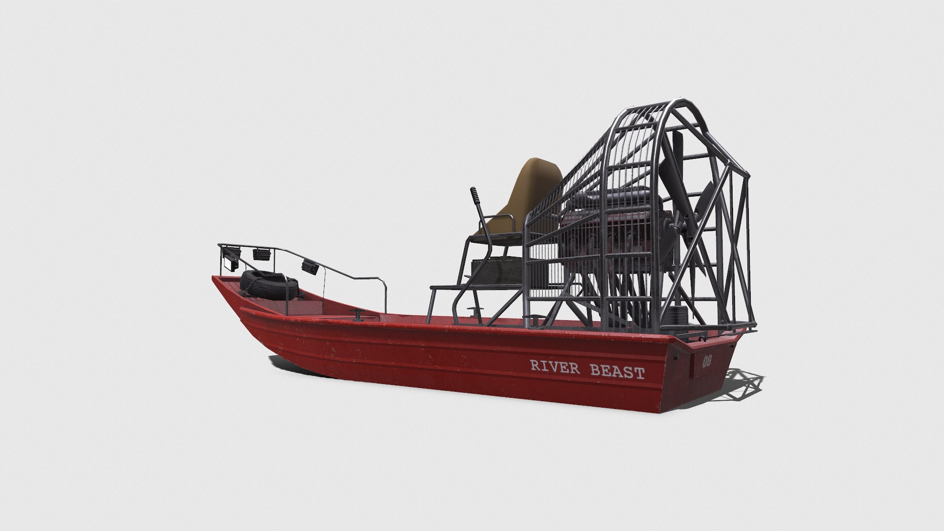 Airboat Low-poly PBR 3D model https://p.turbosquid.com/ts-thumb/S3/Gn0PyH/j6/screenshot003/png/1671845082/1920x1080/fit_q87/6663039be3e991abc7706f6d54c13b595e67e912/screenshot003.jpg