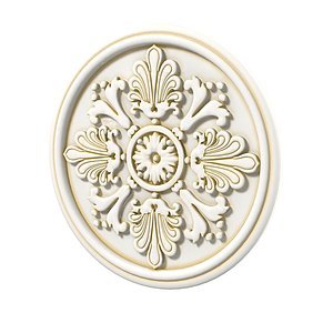 3d ceiling plaster rose