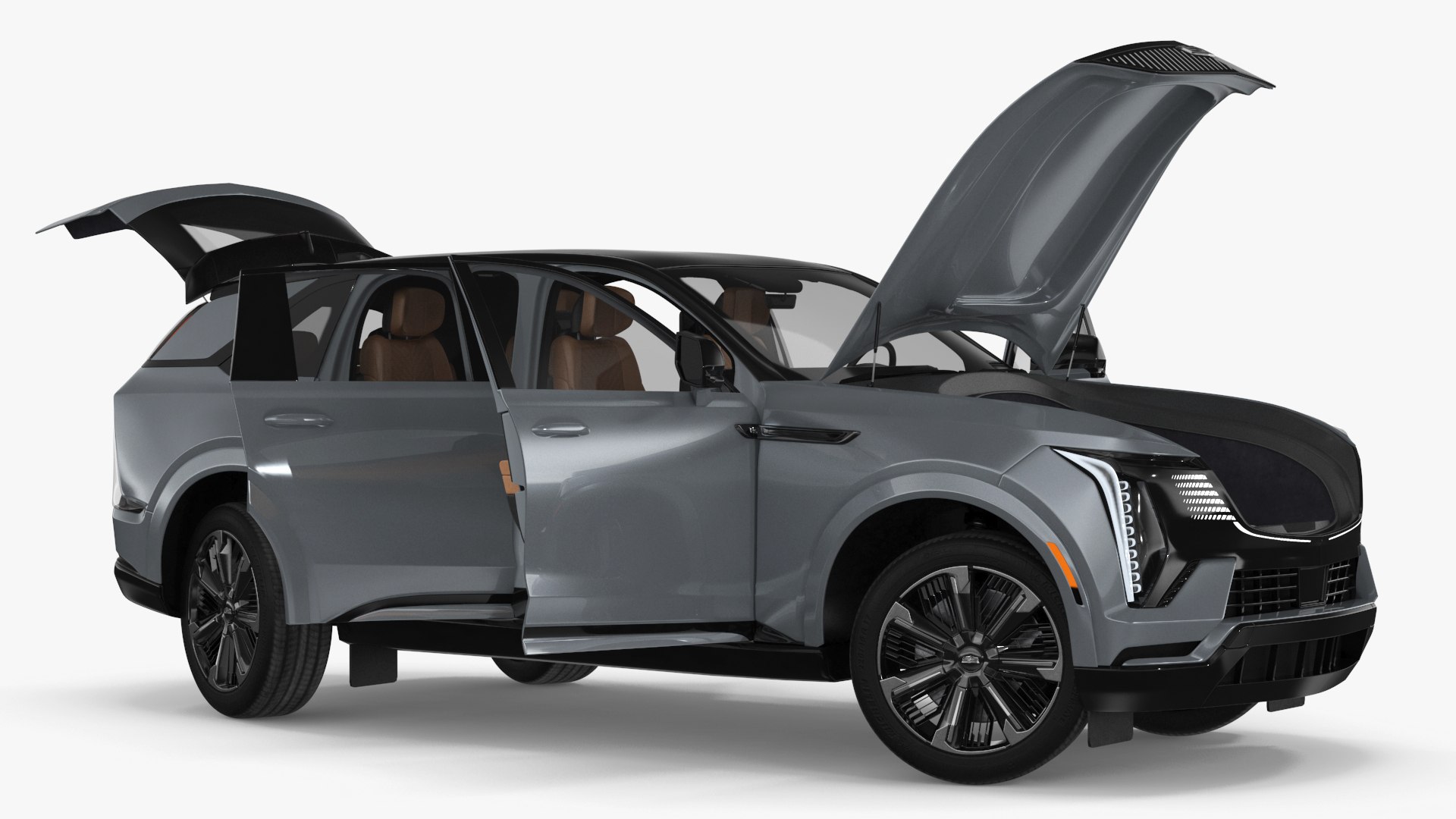 Cadillac Escalade 2025 IQ Flare Metallic Rigged for Maya 3D model preview