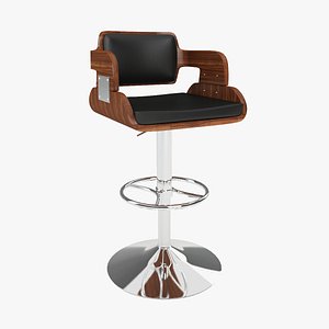 3d model adjustable swivel bar