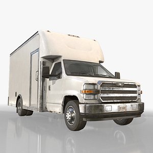 3D model Medium Duty Truck V1 - Box Van