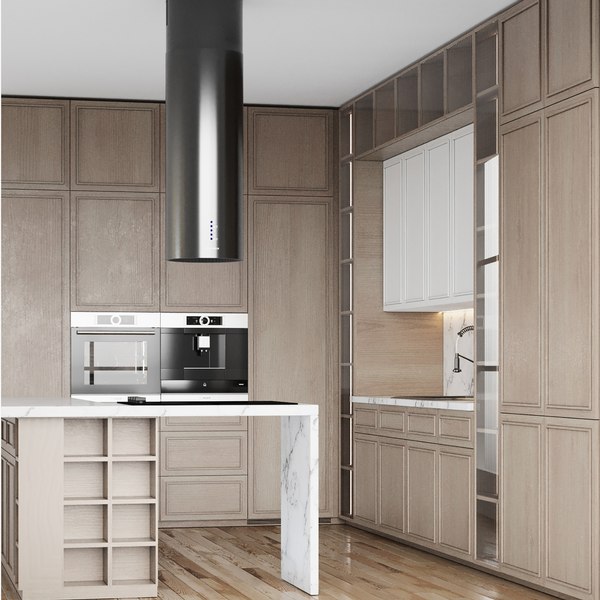 3D Kitchen 056 model