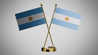 Table Flag of Argentina