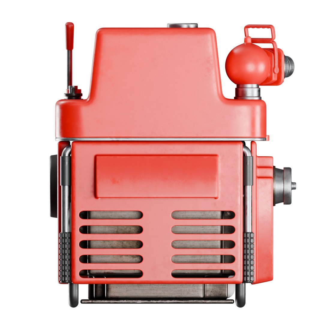 3D Fire Fighting Pump 01 Model - TurboSquid 2531954