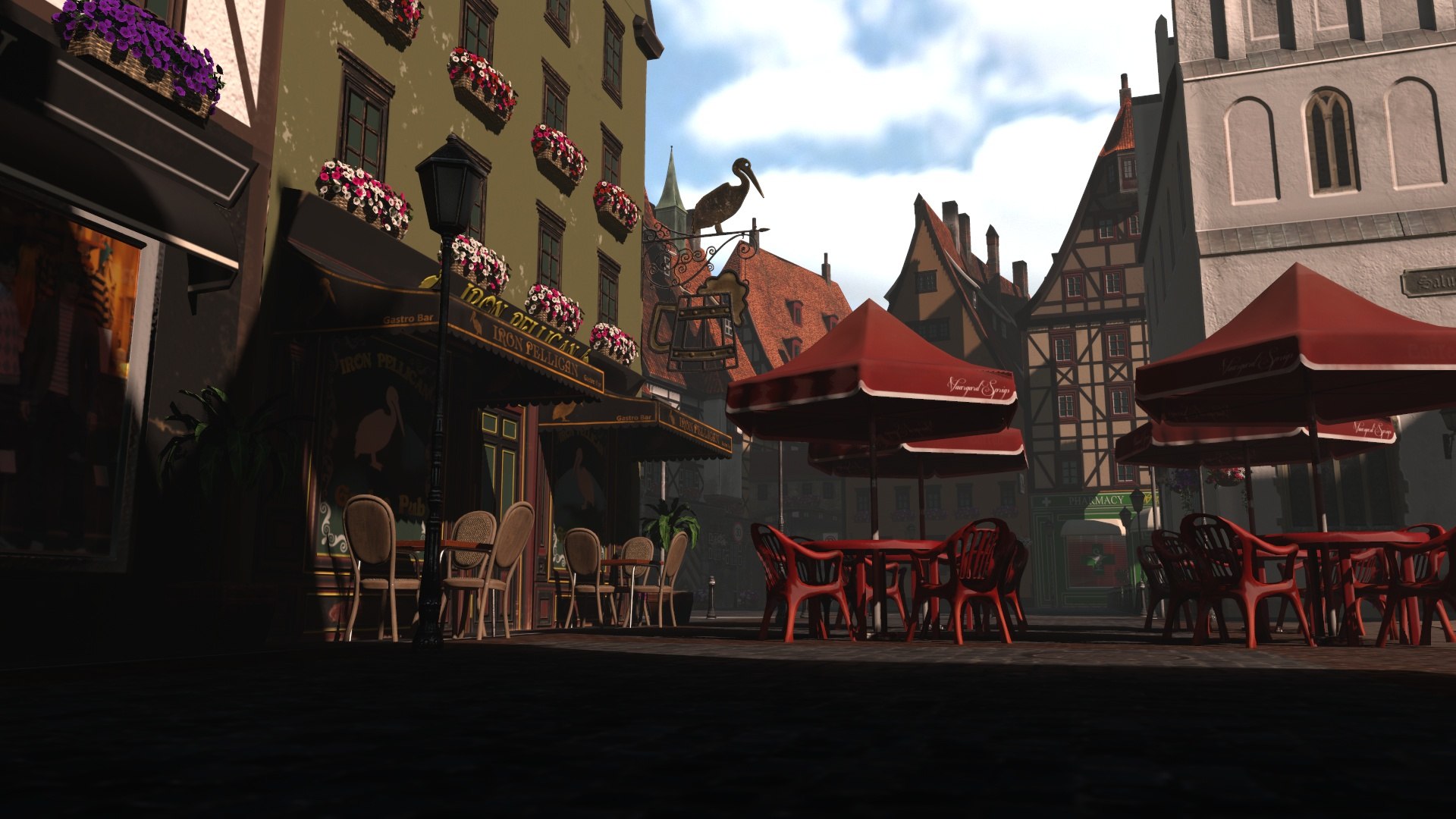 Old Town Square model https://p.turbosquid.com/ts-thumb/S3/X4ctDL/T6/morning7/jpg/1620483794/1920x1080/fit_q87/55510266885e70f7738f09a93573581f77a95a95/morning7.jpg