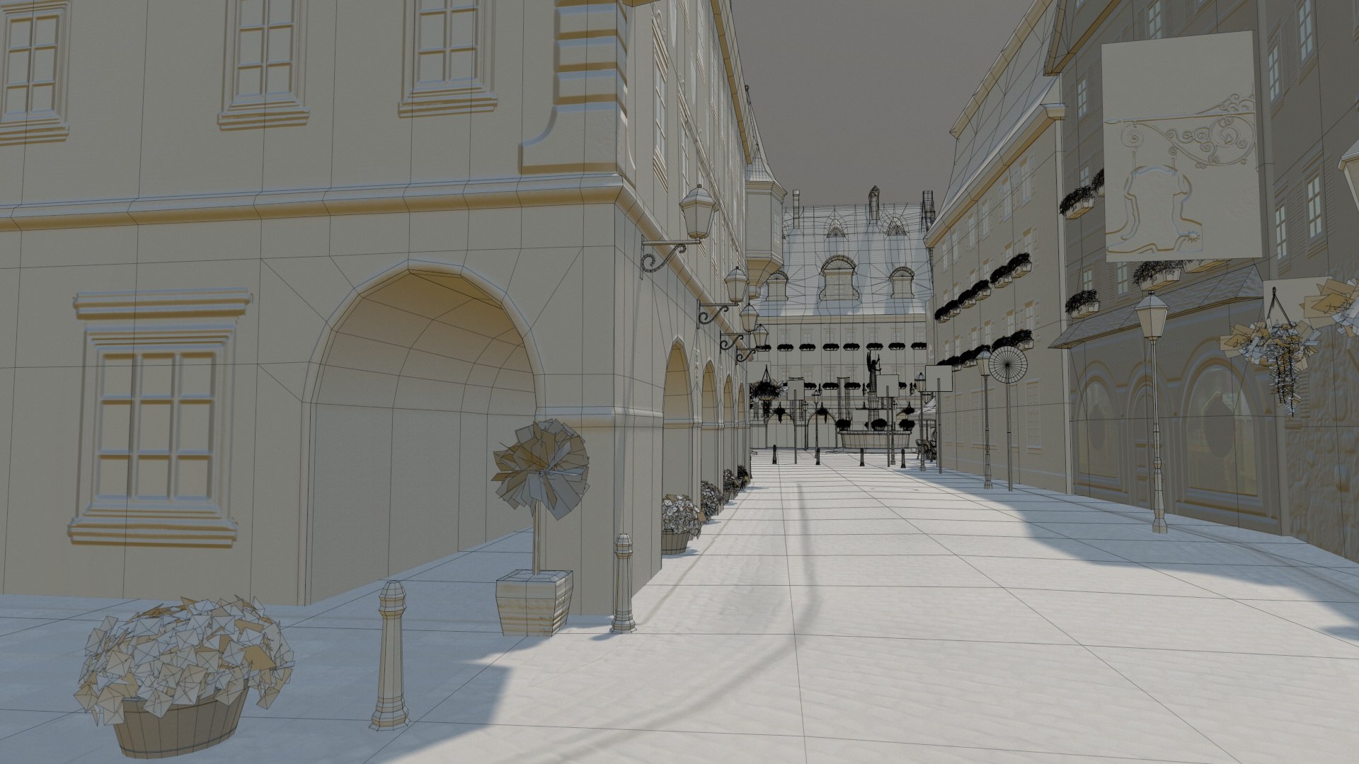 Old Town Square model https://p.turbosquid.com/ts-thumb/S3/X4ctDL/c8/screenshot052/jpg/1620483819/1920x1080/fit_q87/b7c0538c69c07d4c9402aac536967c932821619a/screenshot052.jpg