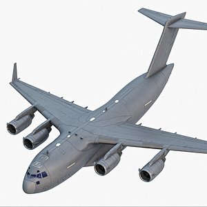 Boeing C17 Globemaster III Cargo Clean 3D model