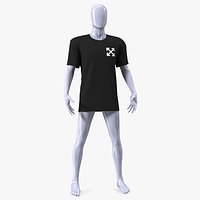Shirt Off White on Mannequin