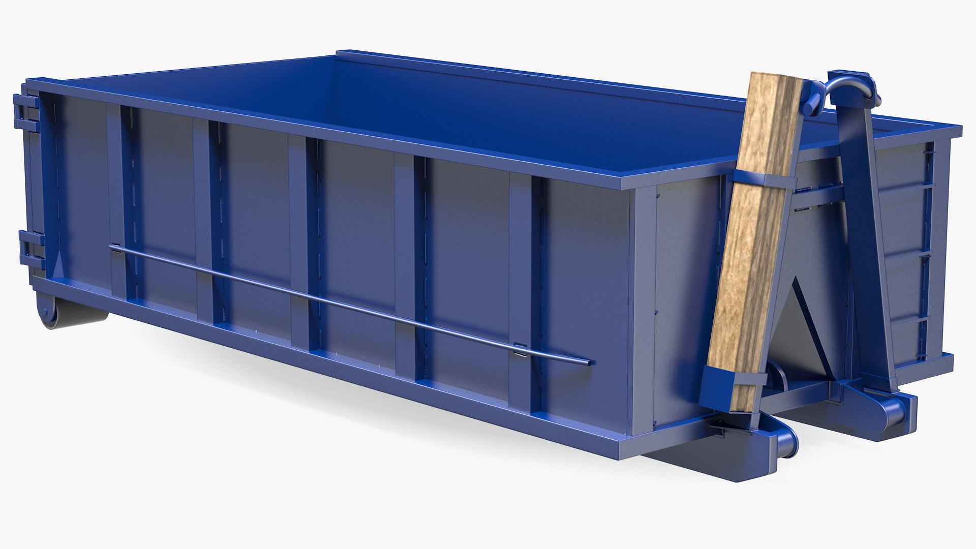 Roll Off Dumpster 15 Yard Container 3D model preview