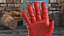 Gants de soudage résistants à la chaleur gréés pour Cinema 4D