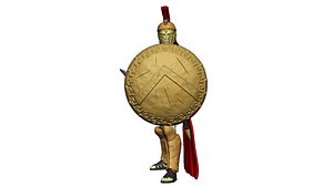 Spartan 5 Second set Medium spartan army 3D model