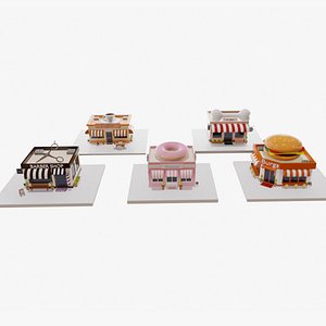 Low Poly Cartoon Pack model