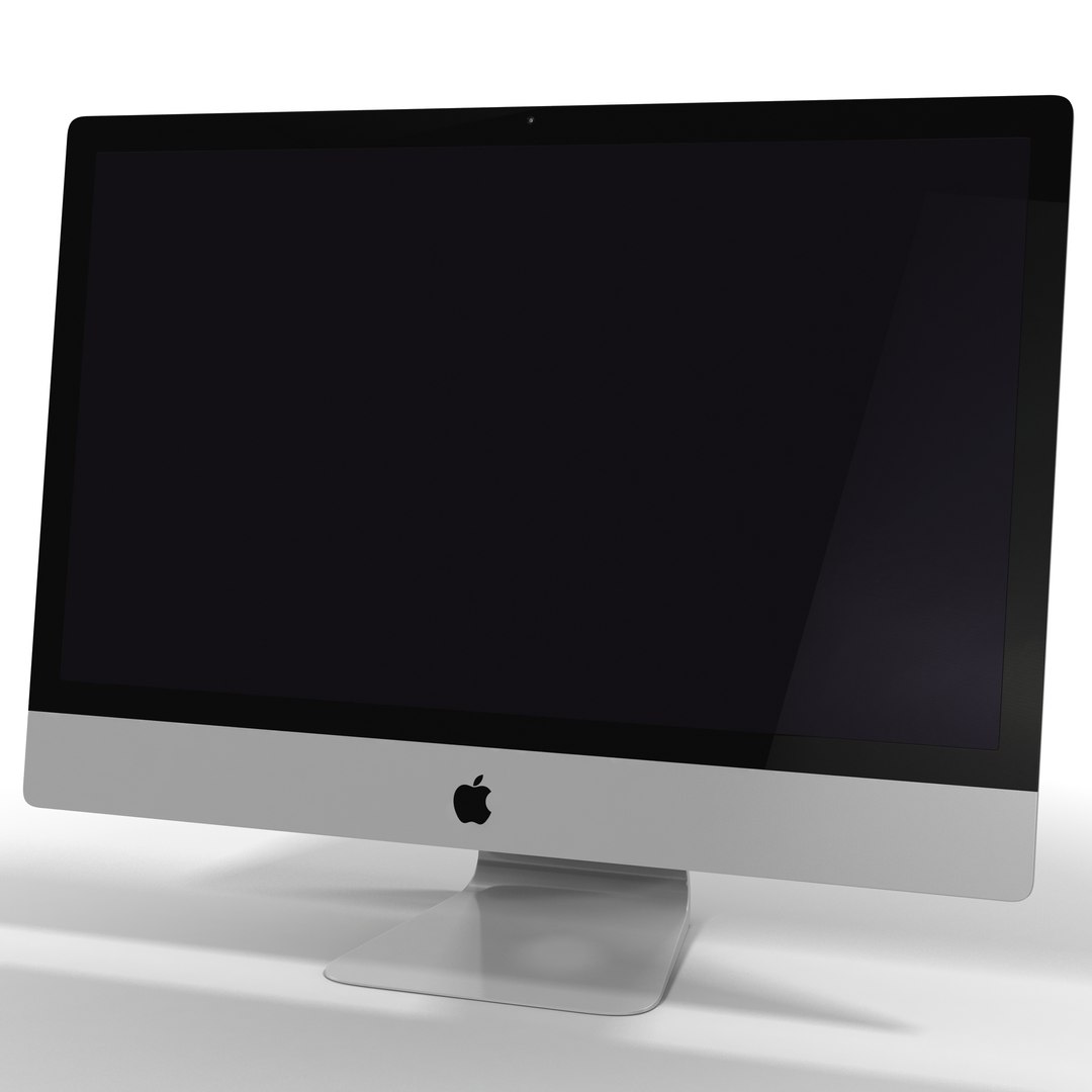 Apple iMac 27 inch 3D model preview