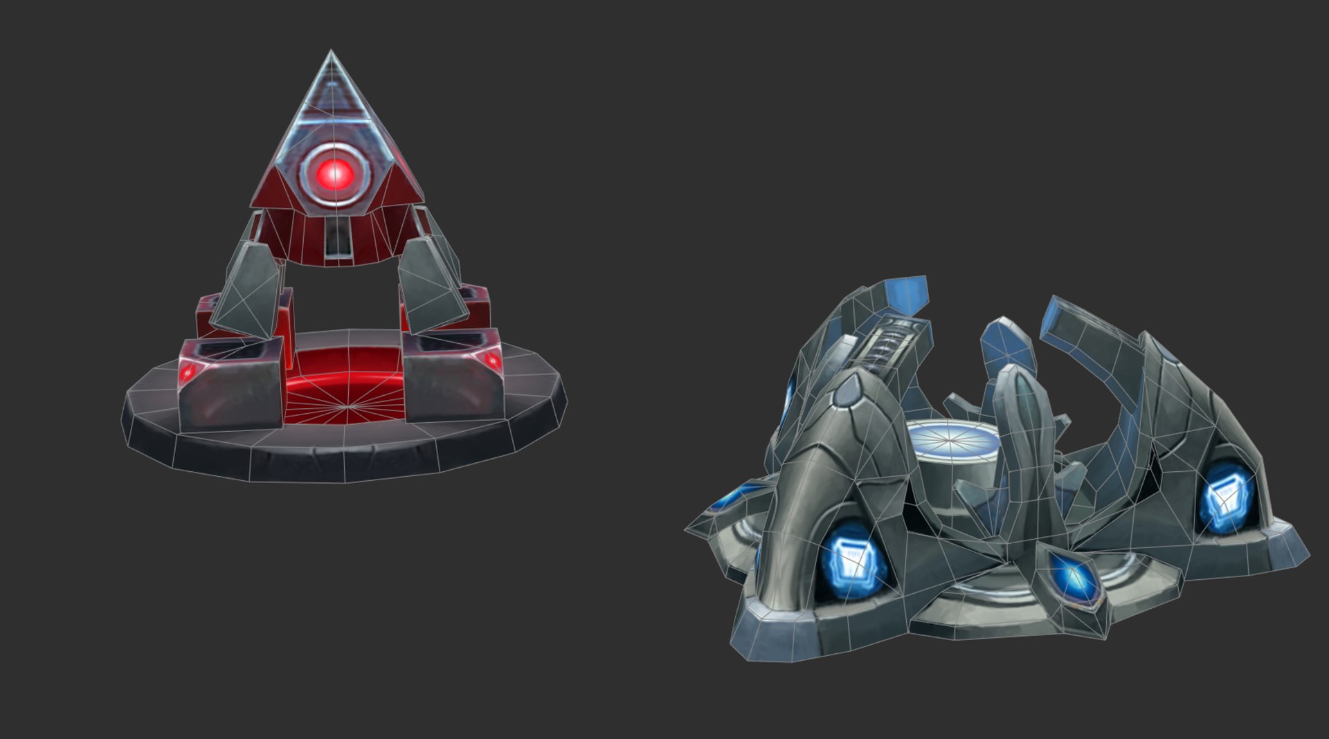 3D Factory Tower Hand-Painted Game Assets model - TurboSquid 2096118