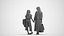 00451Kyrsten002 - Adult Caucasian woman shopping with bag in transitional seasonal clothing